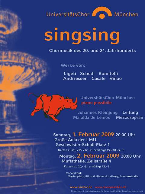 SingSing Plakat